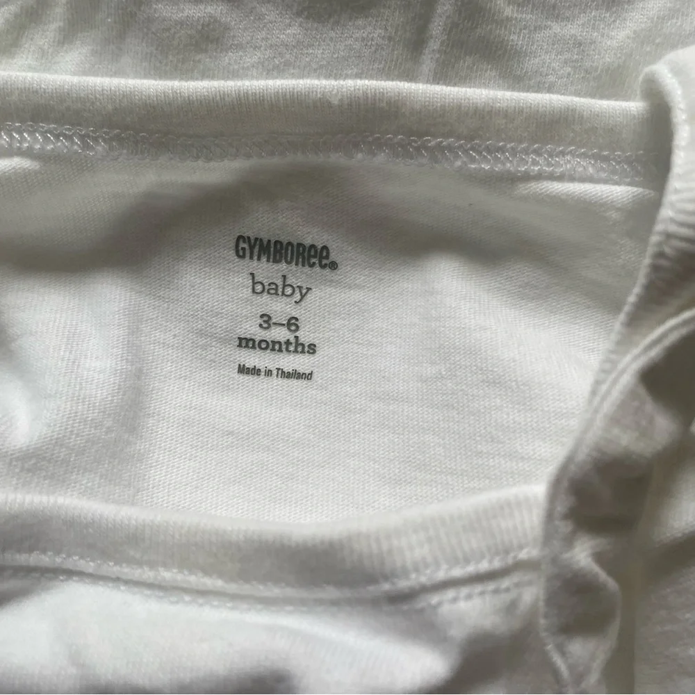Gymboree White Fish Tank Onesie Size 3-6 months